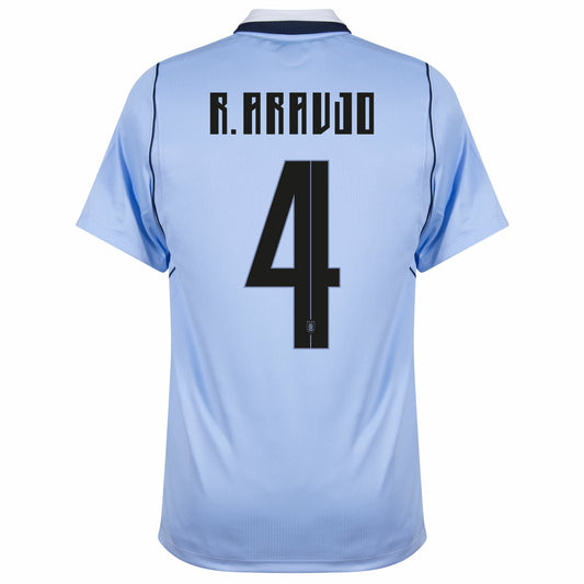 Uruguay Home R. Araujo 4 Fan Jersey Shirt 2026-2027 (Fan Style Printing) Go Jersey