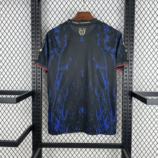 Paris Saint-Germain 2025/26 (CAMPEONES DE EUROPA) Red and blue Jersey Go Jersey