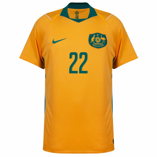 Australia Home Irvine 22 Fan Jersey 2026-2027 World Cup Go Jersey