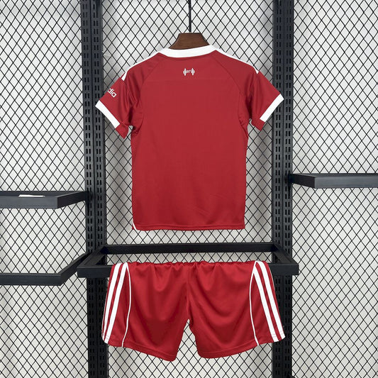 Liverpool 2025/26 Home Kids Kit Go Jersey