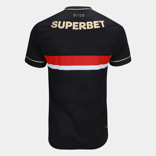 Jersey Sao Paulo Tricolor Third 25/26 - Preta - Fan version