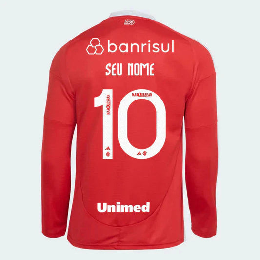 SC Internacional Home 2025 - Long Sleeve SPONSOR Go Jersey