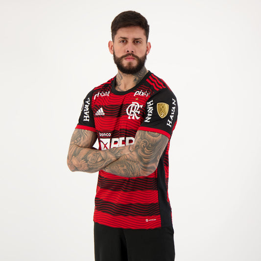 Jersey Retro Flamengo 2022 Home - Patch Libertadores Go Jersey
