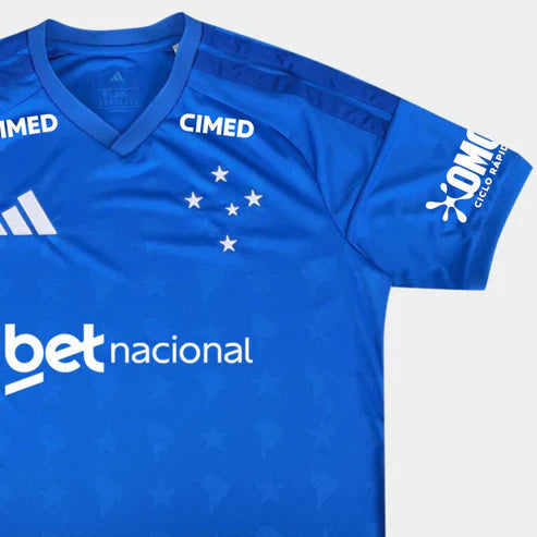 Cruzeiro Home Fan Jersey 2026/27 All Sponsors Go Jersey