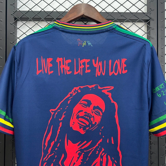 25/26 Ajax Special Edition - Bob Marley Blue Go Jersey