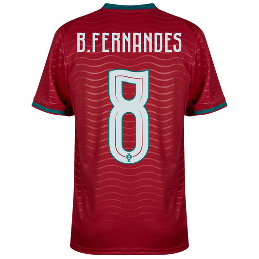 Portugal Bruno Fernandes 8 Home Fan Jersey 2026 World Cup Go Jersey