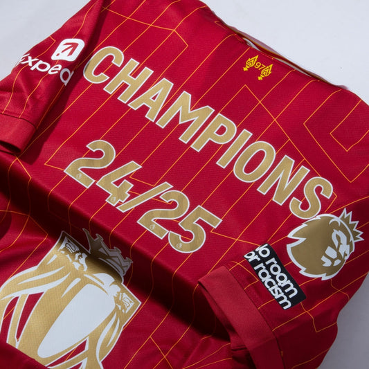 Liverpool Premier League Winners Trophy Edition Home Fan Jersey 2024/25 Go Jersey