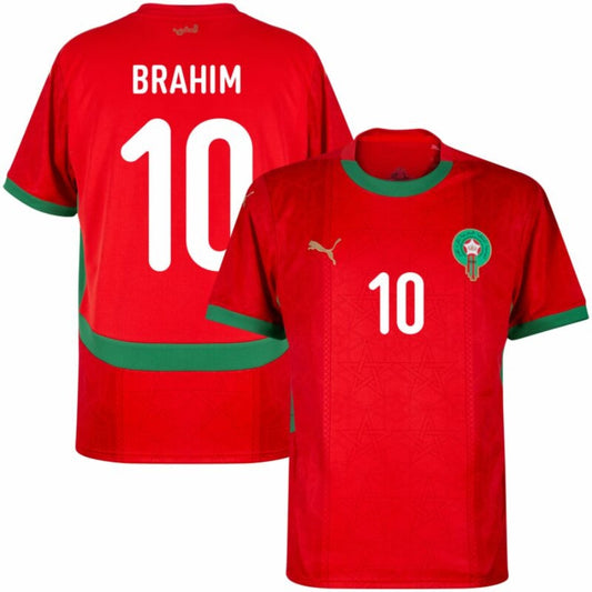 Marocco Brahim 10 Home Fan Jersey 2025/26 Go Jersey