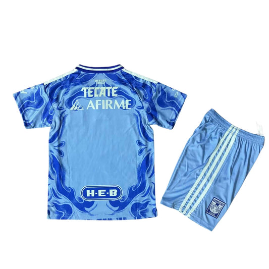 Kids Kit Tigres UANL Away 2025/26 Go Jersey