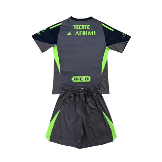 Kids Kit Tigres UANL GK Home 2025/26 Go Jersey