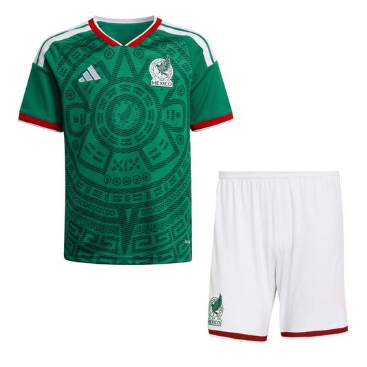 Kids Kit Mexico Home Fan Jersey Shirt 2026 World Cup Go Jersey