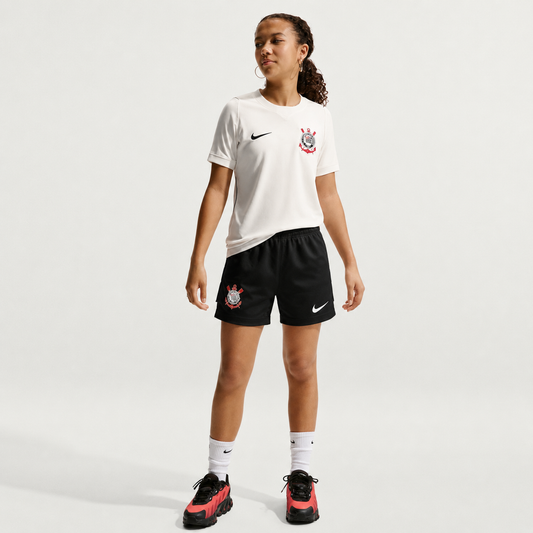 Camisa Corinthians Home 2027 Kit Kids Infantil Go Jersey