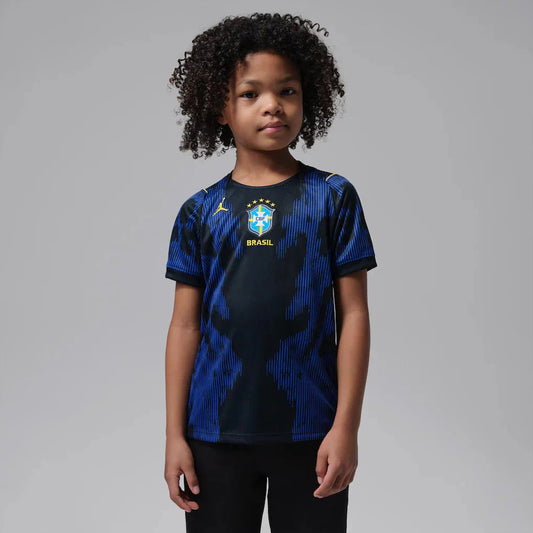 Brazil Away 2026 World Cup Neymar Jr. #10 - Kit Kids Brasil Go Jersey