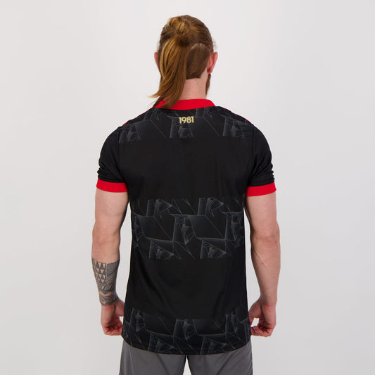 Flamengo Graphic Metallic Preta 2021- Retro Go Jersey