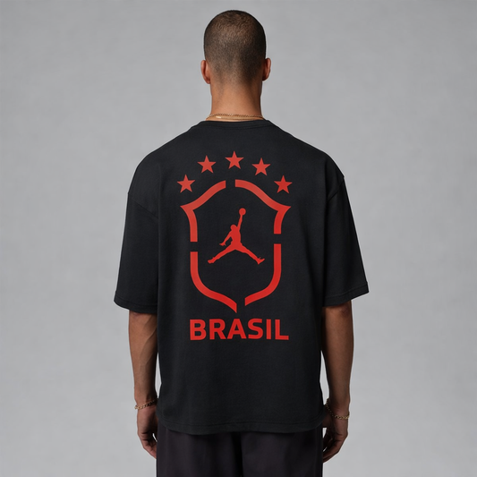 Brazil Air 85 Oversized Red-Black Go Jersey