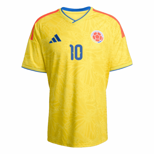 James Rodriguez 2026 Colombia Home Jersey - Fan Version World Cup 2026 Go Jersey