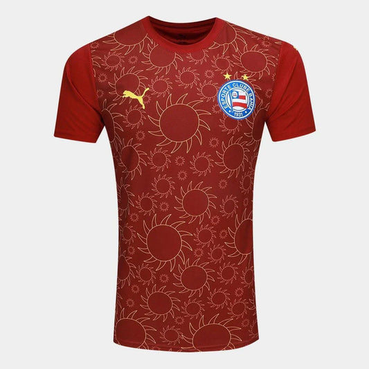 Jersey Bahia III 25/26 s/n Men's - Vermelho Fan version Go Jersey