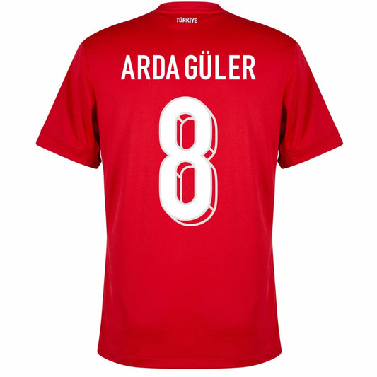 Turkey Arda Güler 8 Away Fan Jersey 2025/26 Go Jersey