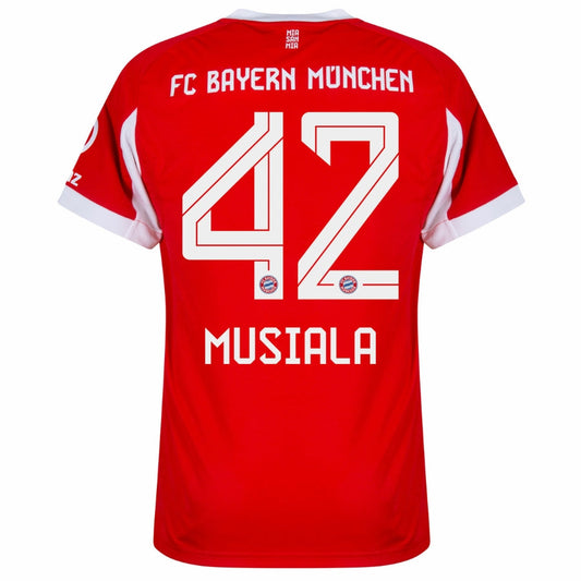 Bayern Munich Home Musiala 42 Fan Jersey 2025/26 Go Jersey