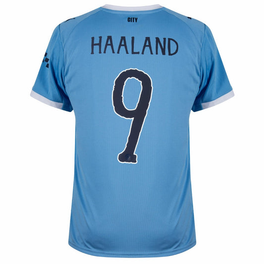 Manchester City Home Haaland 9 Fan Jersey 2025/26 Go Jersey