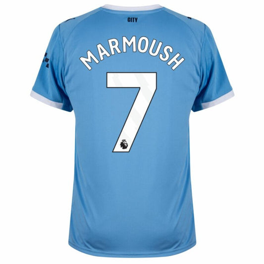 Manchester City Home Marmoush 7 Fan Jersey 2025/26 Go Jersey