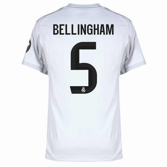 Real Madrid Home Bellingham 5 Fan Jersey 2025/26 FIFA Intercontinental Patch Go Jersey