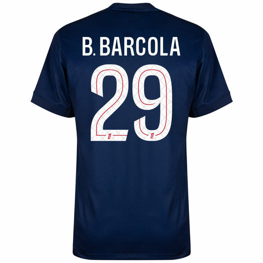 PSG Barcola 29 Home Fan Jersey 2025/26 Go Jersey