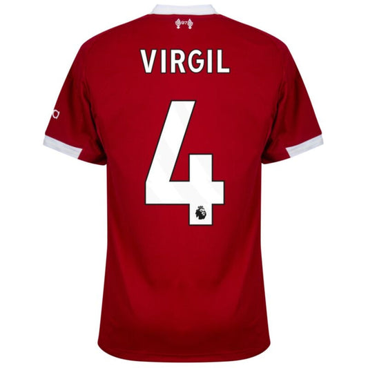 Liverpool Virgil 4 Home Fan Jersey 2025/26 Go Jersey