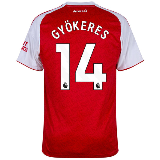 Arsenal Gyökeres 14 Home Fan Jersey 2025/26 Go Jersey