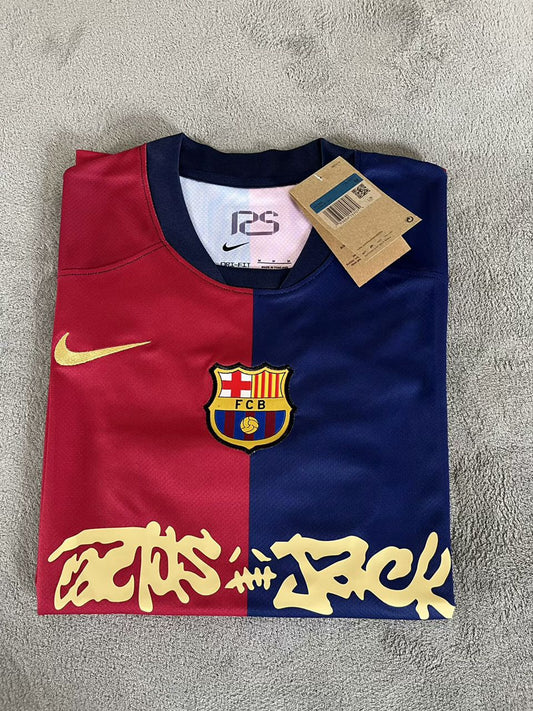 Barcelona Home Jersey X Travis Scott Go Jersey