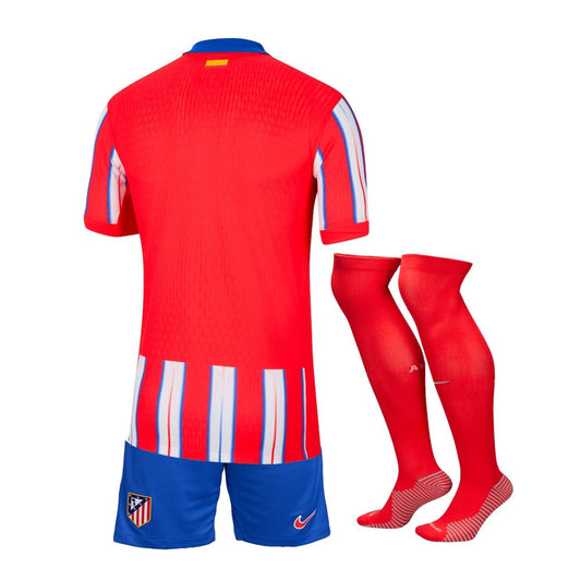 Kids KIT Atlético Madrid Home Jersey 2024/25 Go Jersey