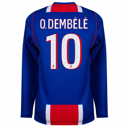 PSG Paris Saint Germain Home O.Dembélé 10 L/S Fan Jersey 2026-2027 Go Jersey
