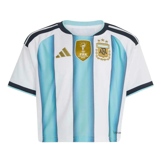 2026 Argentina Women's Stadium Home Cropped Soccer Jersey - World Cup 2026 Go Jersey