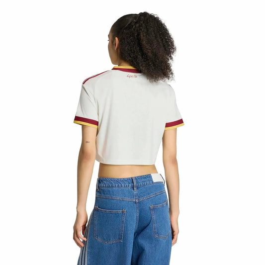 Spain Women's Away Cropped Soccer Jersey World cup 2026 Go Jersey