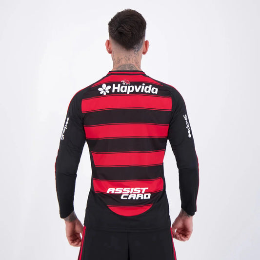 Jersey Long Sleeve Flamengo 2025/26 I All Sponsor Go Jersey