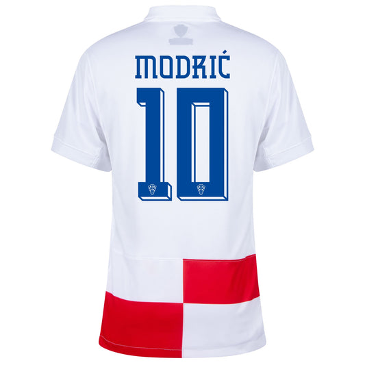 Croatia Home Modrić 10 Fan Jersey Shirt 2024-2025 GoJersey