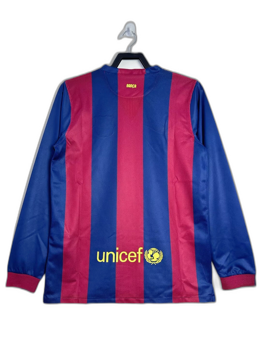 Barcelona 14/15 I Home Long Sleeve - Retro Version Go Jersey