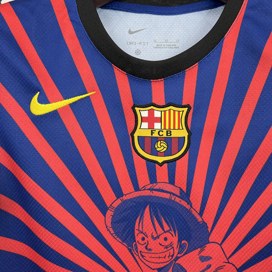 Barcelona 2025/26 - Kit Kids Monkey D. Luffy Go Jersey