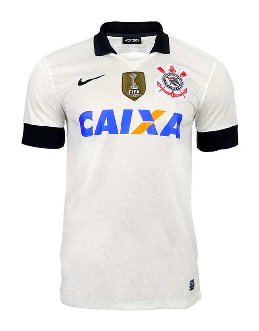 Retrô Corinthians Home 2013 Branca Men's Go Jersey