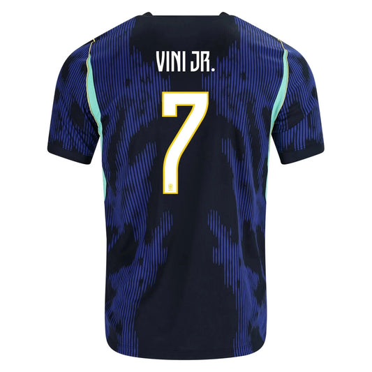 Brazil Away Blue - #Vini Jr. #7 Brasil Fan Version World Cup 2026 Go Jersey