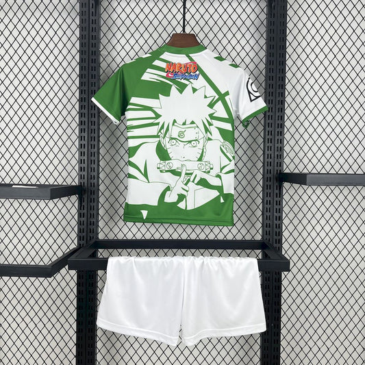 Real Betis 2025/26 x Limited-edition Naruto Kids Kit Go Jersey
