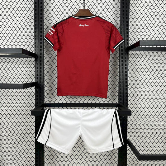 Manchester United 2025/26 Home Kids Kit Go Jersey