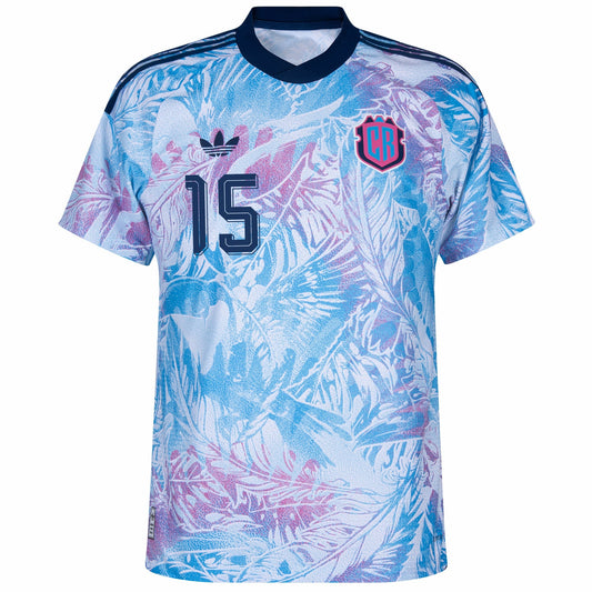 Costa Rica Player Version Away Calvo 15 Shirt 2026-2027 GoJersey