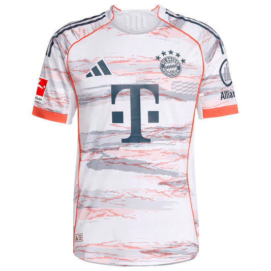 Bayern Munich adidas 2025/26 Away Authentic Jersey - White