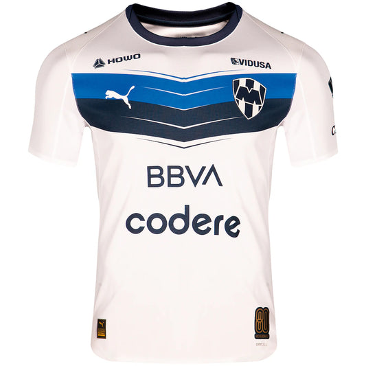 CF Monterrey Puma 2025/26 Away Authentic Jersey - White