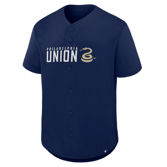 Philadelphia Union Fanatics Maximum Intensity Button-Up Jersey - Navy