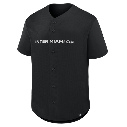 Inter Miami CF Fanatics Maximum Intensity Button-Up Jersey - Black