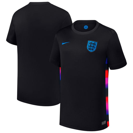 England Women's National Team Nike Youth 2025/26 Away Replica Jersey - Black