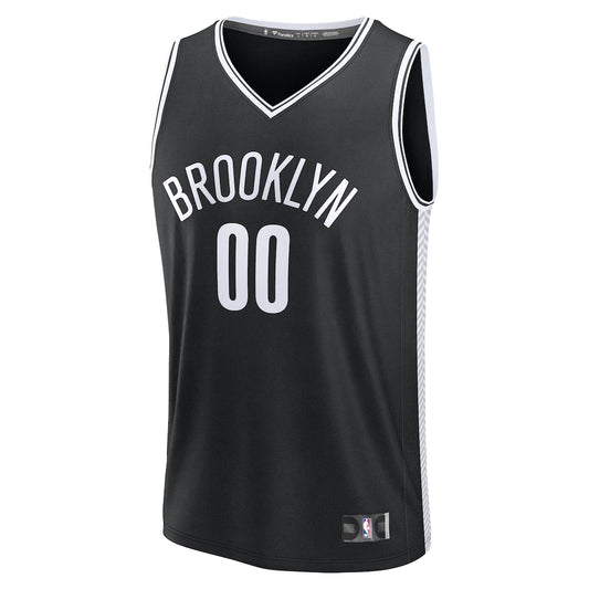 Brooklyn Nets Fanatics Fast Break Custom Jersey - Icon Edition - Black