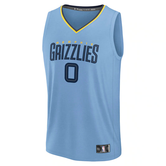 Jaylen Wells Memphis Grizzlies Fanatics Fast Break Replica Player Jersey - Statement Edition - Light Blue